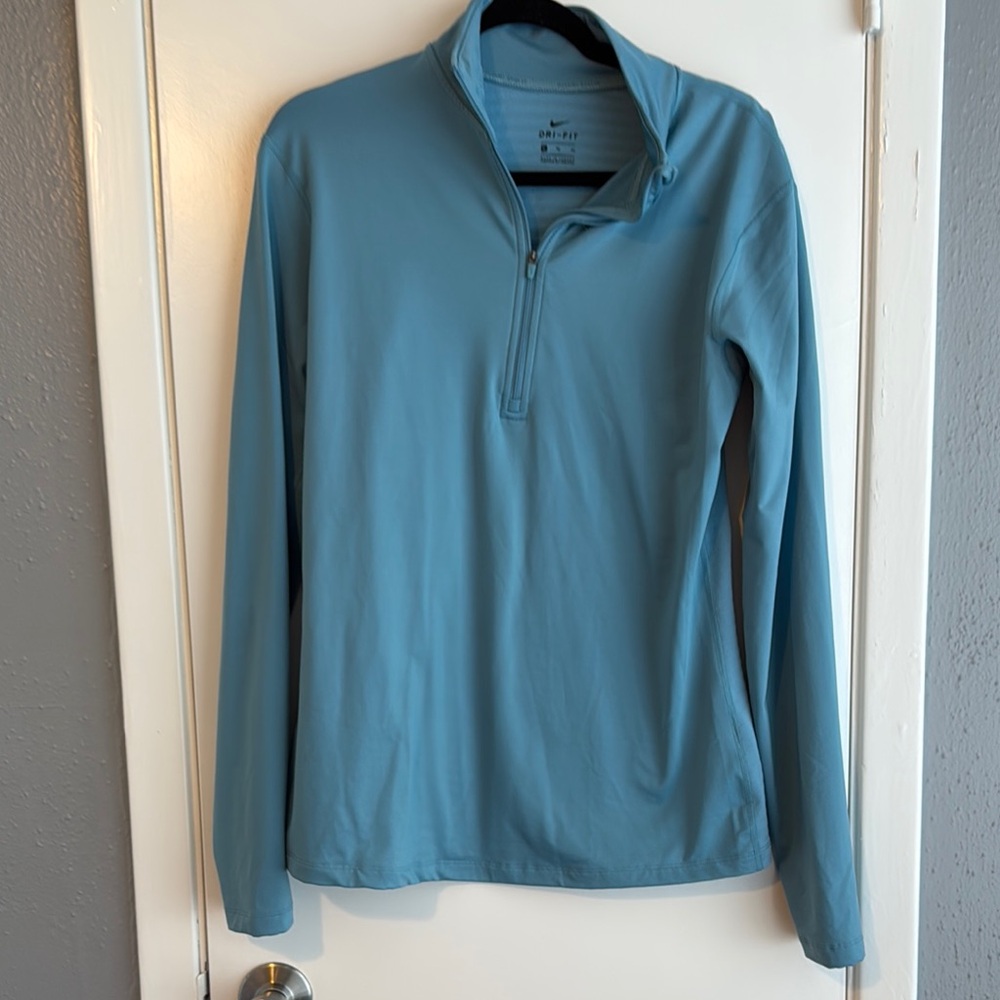 Nike Blue Quarter-Zip Pullover